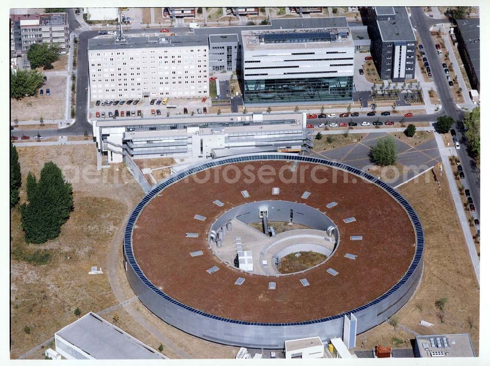 Aerial image Berlin - Adlershof - Elektronenspeicherring BESSY 2 in Berlin-Adlershof.