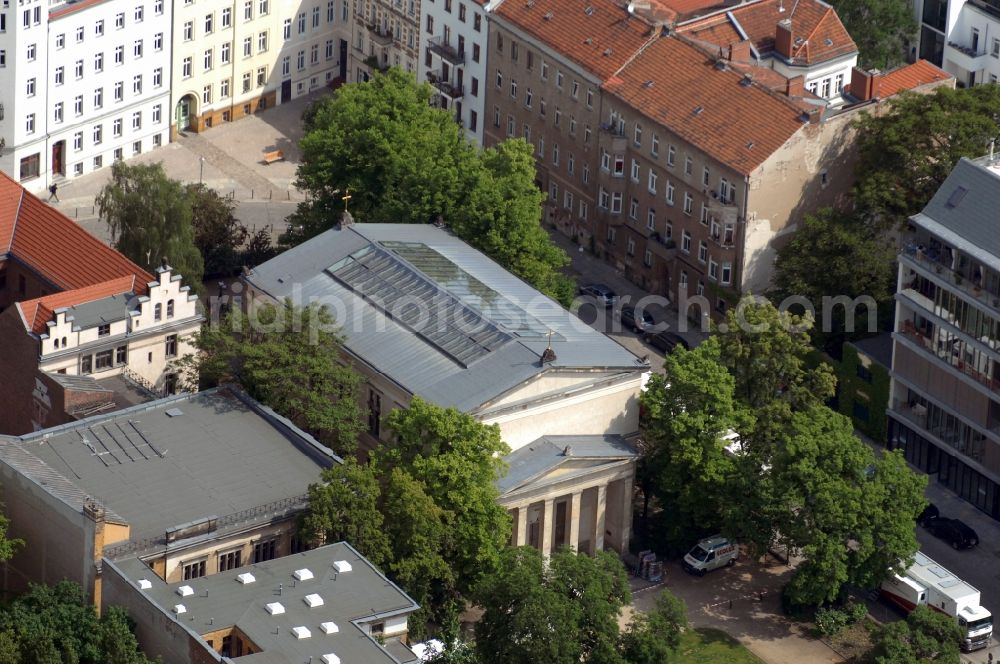 Aerial image Berlin - View of Elisabeth church in Berlin