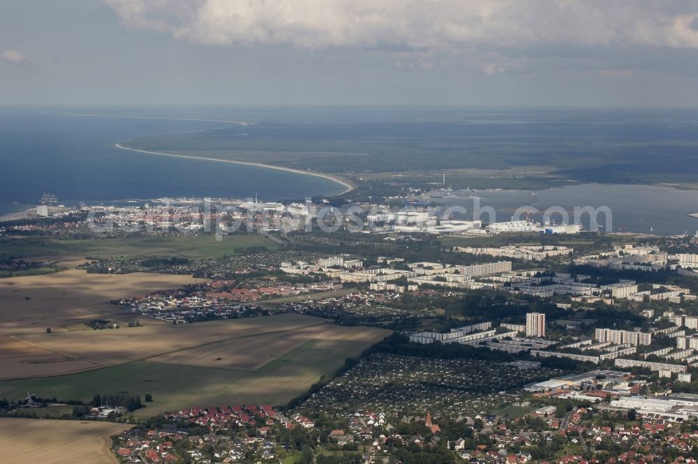 Aerial image Rostock - Elmenhorst - Lichtenhagen in Rostock in Mecklenburg-Vorpommern