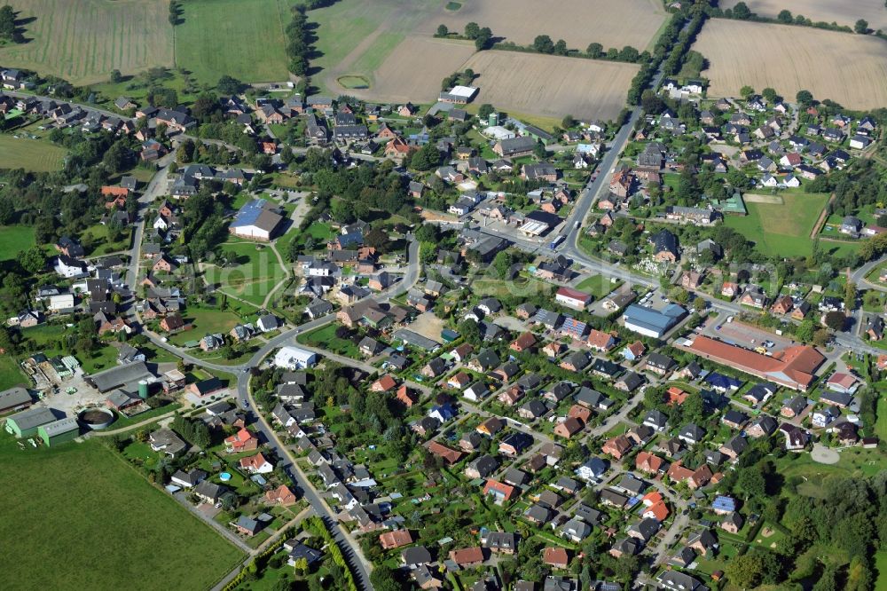 Elmenhorst from the bird's eye view: Townscape of Elmenhorst in Schleswig-Holstein