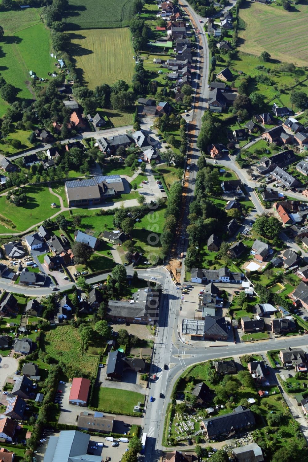 Elmenhorst from above - Townscape of Elmenhorst in Schleswig-Holstein