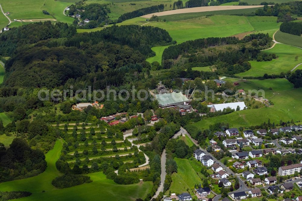 Aerial photograph Lennestadt - View of the compund of the Elspe Festival in Lennestadt in the state North Rhine-Westphalia