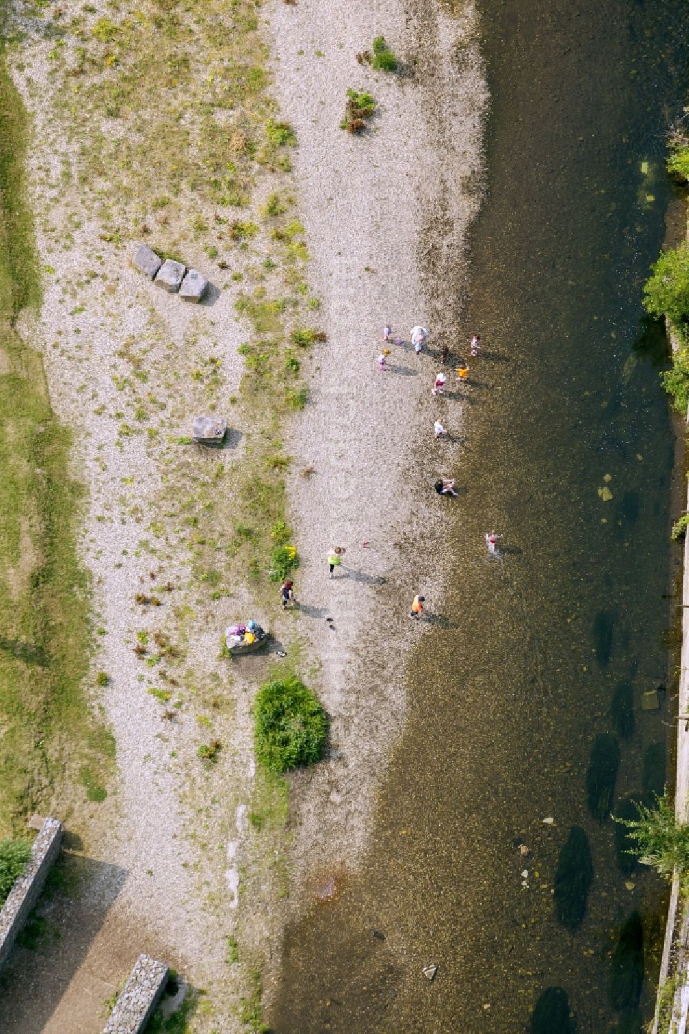 Aerial image Gevelsberg - Ennepestrand in Ennepebogen Gevelsberg in North Rhine-Westphalia. The Ennepestrand was launched in 2005 during an urban redevelopment project, completed in 2013