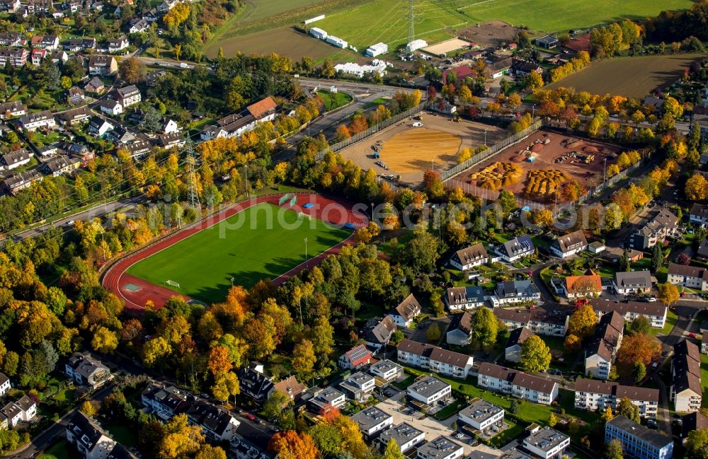 Aerial photograph Essen - Ensemble of sports grounds in Essen in the state North Rhine-Westphalia