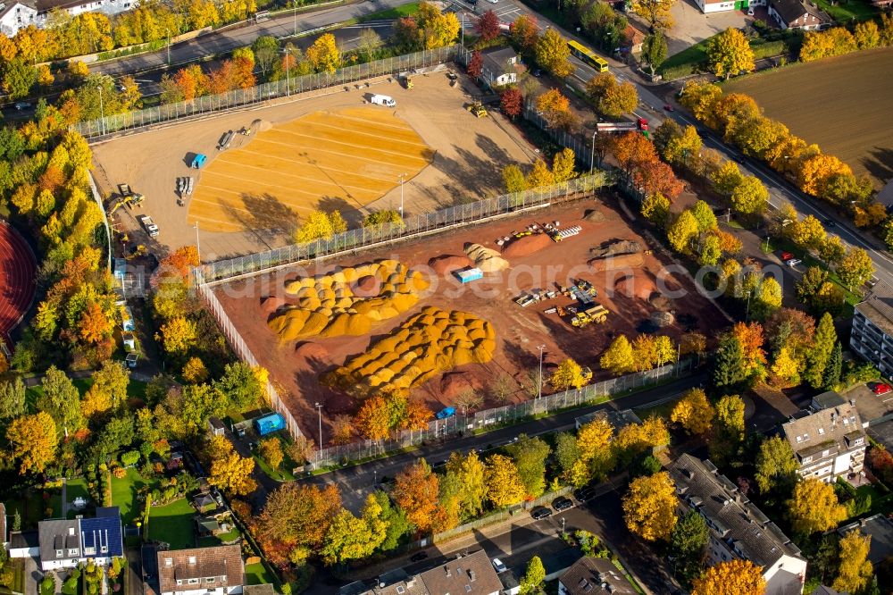 Essen from above - Ensemble of sports grounds in Essen in the state North Rhine-Westphalia