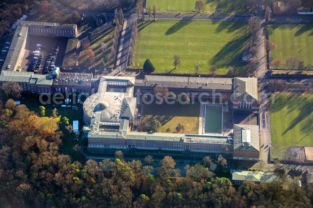 Aerial image Berlin - Ensemble of sports grounds Sportpark Berlin on Hanns-Braun-Strasse in the district Westend in Berlin, Germany