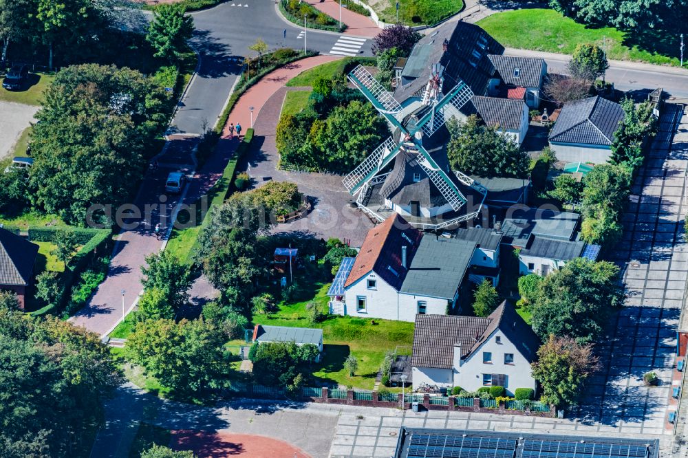 Aerial photograph Norderney - Ensemble of sports grounds TuS Norderney e.V. on street An der Muehle in Norderney in the state Lower Saxony, Germany