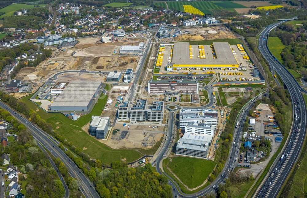 Bochum from the bird's eye view: Development area of Areal MARK 517 in the district Laer in Bochum in the federal state of North Rhine-Westphalia, Germany