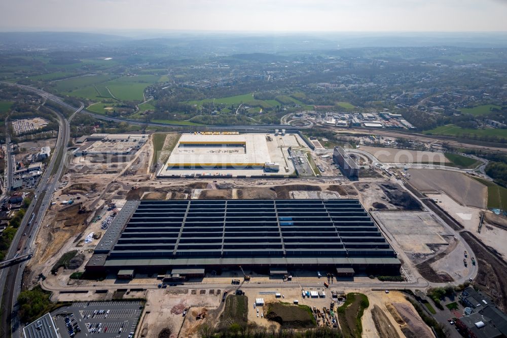 Bochum from the bird's eye view: Development area of Areal MARK 51A?7 on the site of the former Opelwerk in Bochum in the federal state of North Rhine-Westphalia, Germany