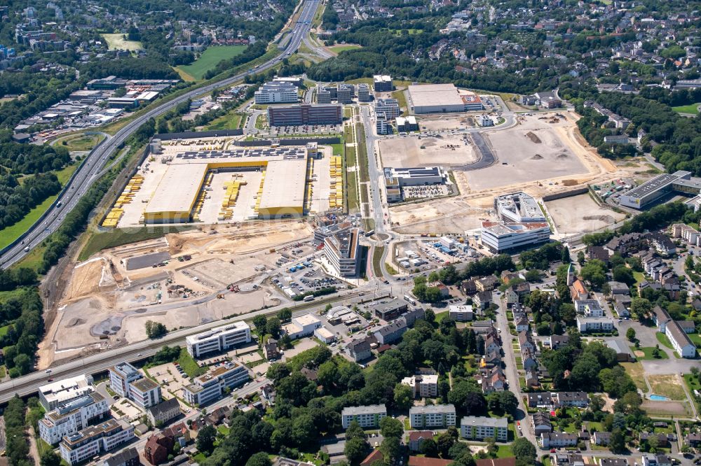 Aerial image Bochum - Development area MARK 517 on the site of the former Opel plant on Opelring in Bochum in the Ruhr area in the federal state of North Rhine-Westphalia, Germany