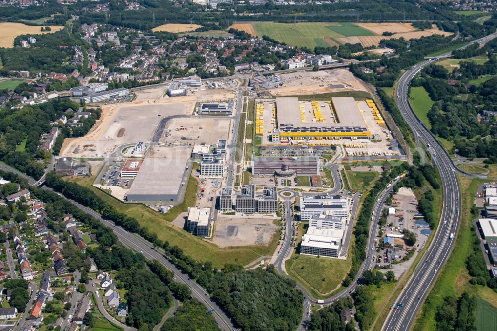 Bochum from the bird's eye view: Development area MARK 517 on the site of the former Opel plant on Opelring in Bochum in the Ruhr area in the federal state of North Rhine-Westphalia, Germany