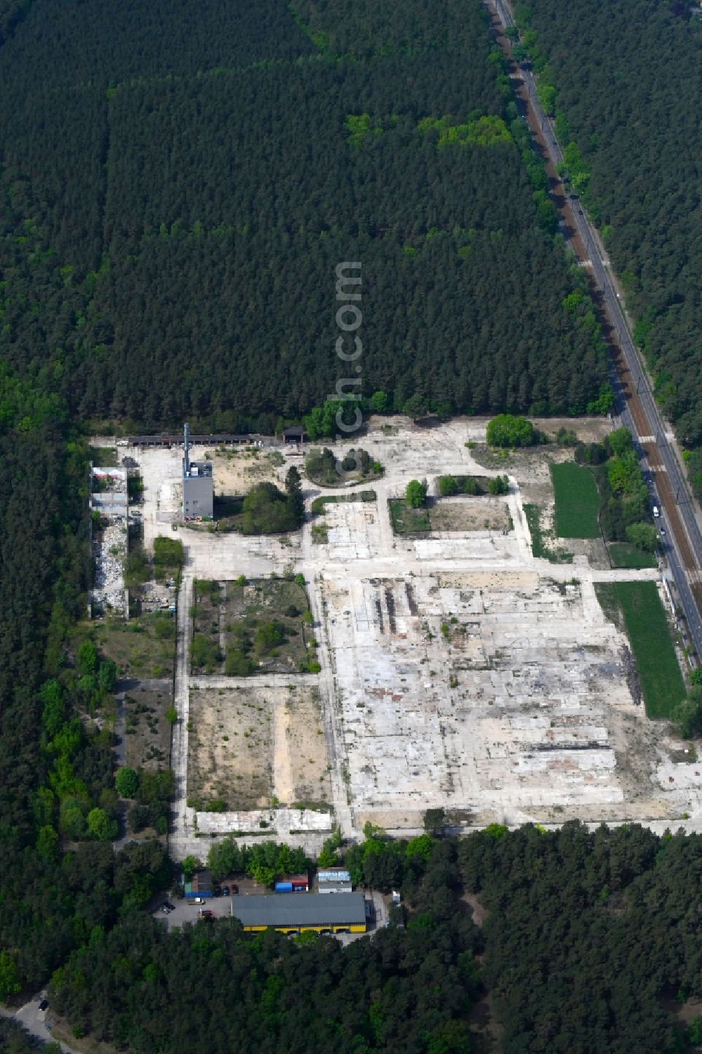 Aerial photograph Berlin - Development area and building land fallow on Adlergestell in Berlin, Germany