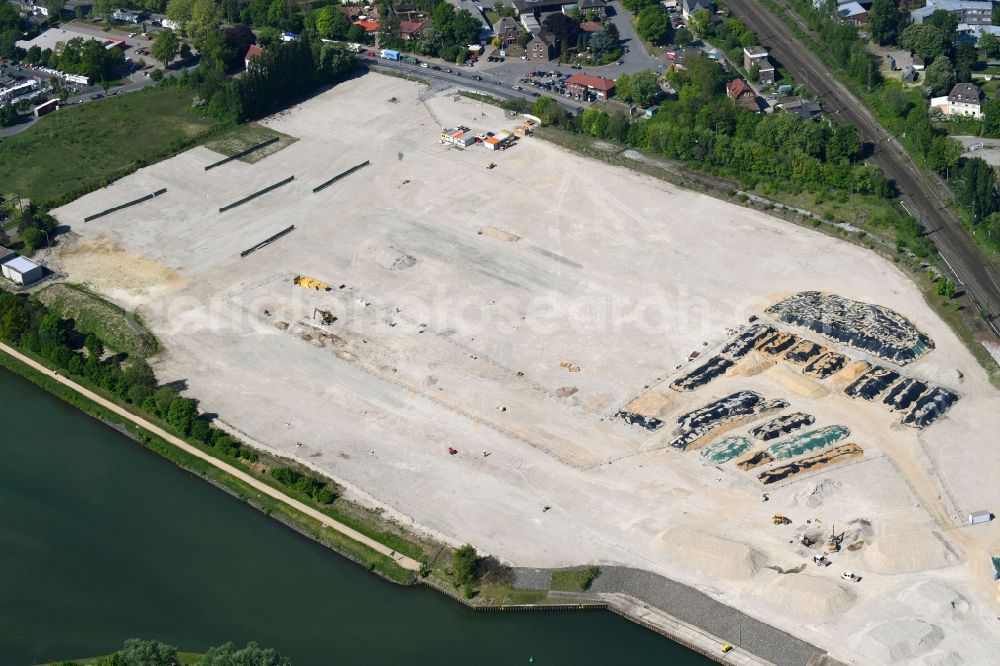 Aerial photograph Datteln - Development area and building land fallow on Castroper Strasse in Datteln in the state North Rhine-Westphalia, Germany