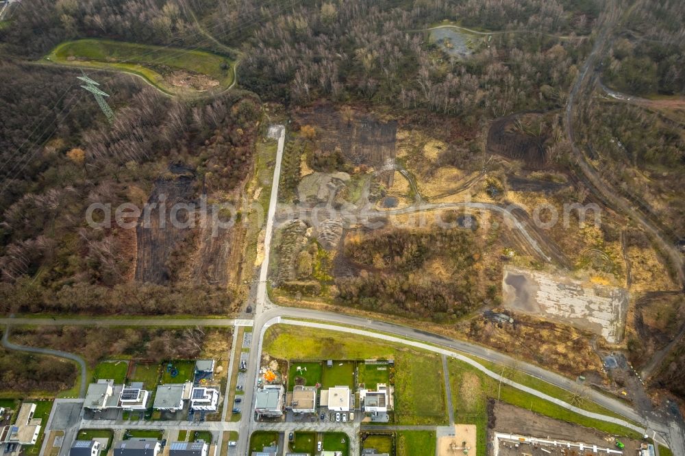 Aerial photograph Gelsenkirchen - Development area and building land fallow on Karl-Arnold-Weg in Gelsenkirchen in the state North Rhine-Westphalia, Germany