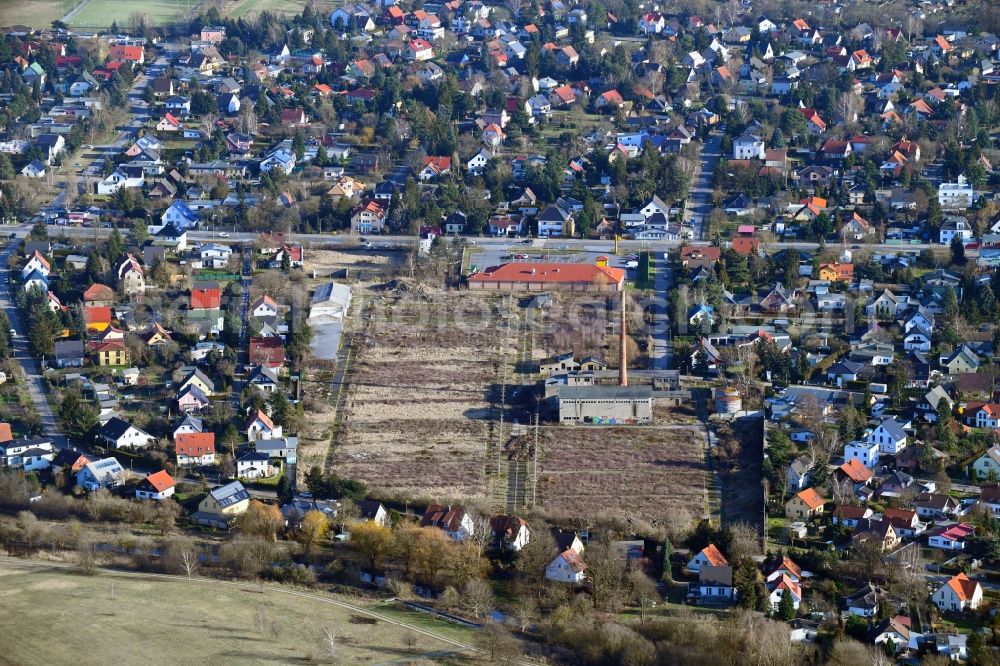 Berlin from above - Development area and building land fallow Lenbachstrasse - Anton-von-Werner-Strasse in the district Kaulsdorf in Berlin, Germany