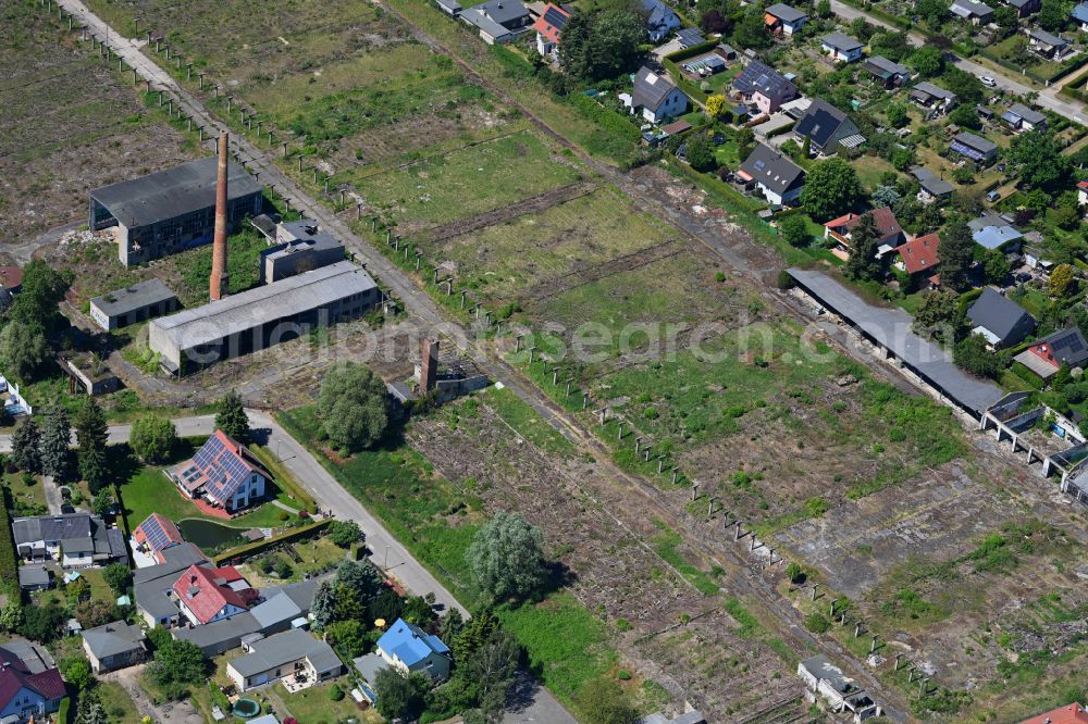 Aerial photograph Berlin - Development area and building land fallow Lenbachstrasse - Anton-von-Werner-Strasse in the district Kaulsdorf in Berlin, Germany