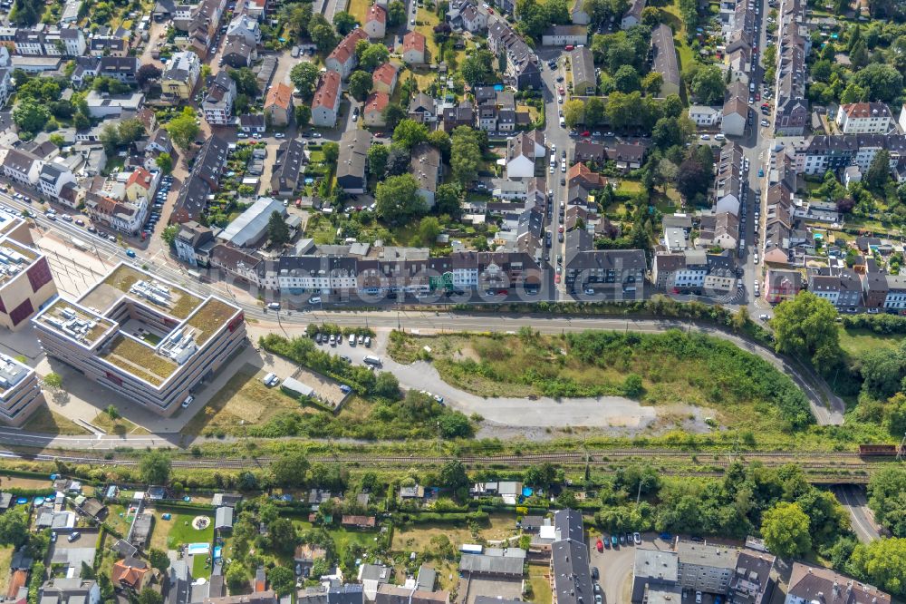 Aerial photograph Mülheim an der Ruhr - Development area and building land fallow in Muelheim on the Ruhr at Ruhrgebiet in the state North Rhine-Westphalia, Germany