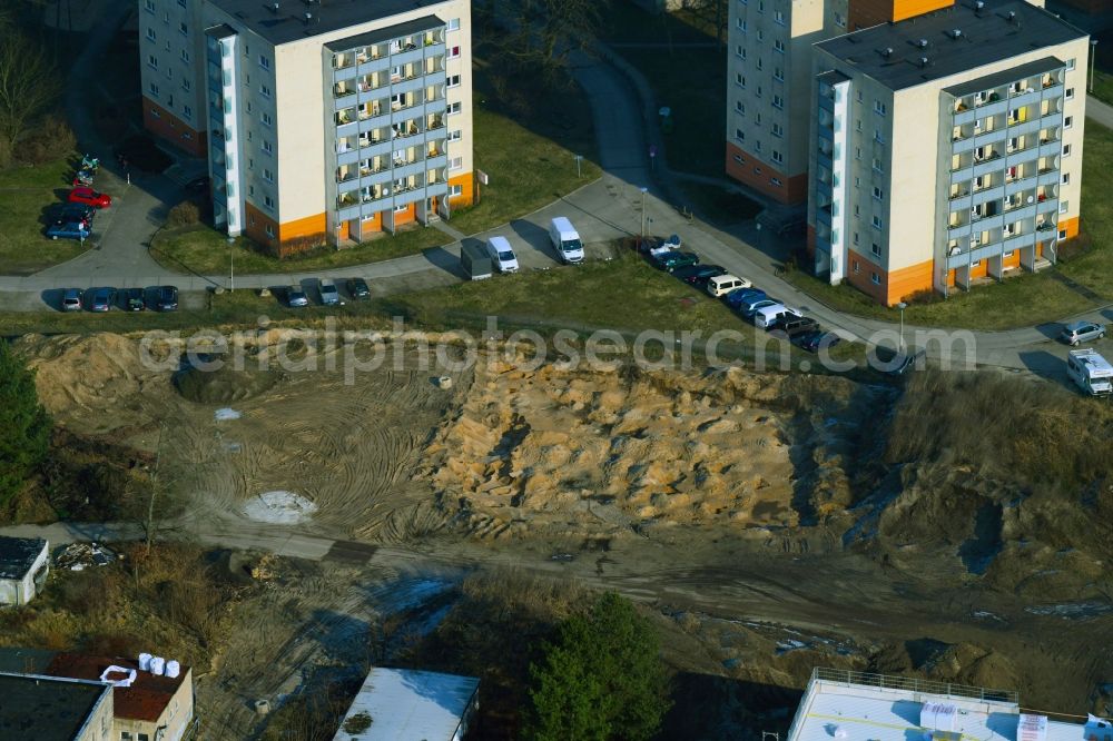 Aerial photograph Berlin - Development area and building land fallow on Poelnitzweg in the district Buch in Berlin, Germany