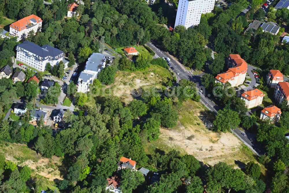 Aerial photograph Potsdam - Development area and building land fallow on street Grossbeerenstrasse - Jagdhauserstrasse in the district Stern in Potsdam in the state Brandenburg, Germany