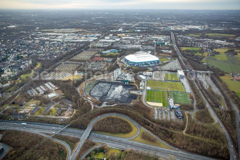 Aerial image Gelsenkirchen - Development area and building land fallow Stadionring - Parkallee in the district Gelsenkirchen-Ost in Gelsenkirchen in the state North Rhine-Westphalia