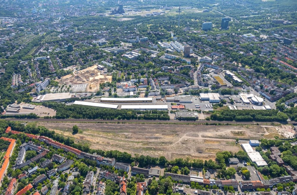 Aerial photograph Dortmund - Development area and building land fallow on Heiliger Weg in Dortmund in the state North Rhine-Westphalia, Germany