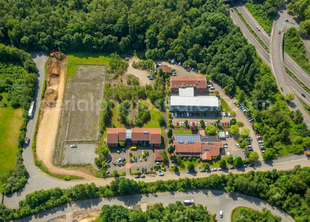 Aerial image Bochum - Development area and building land fallow in of Strasse Am Umweltpark in Bochum in the state North Rhine-Westphalia, Germany