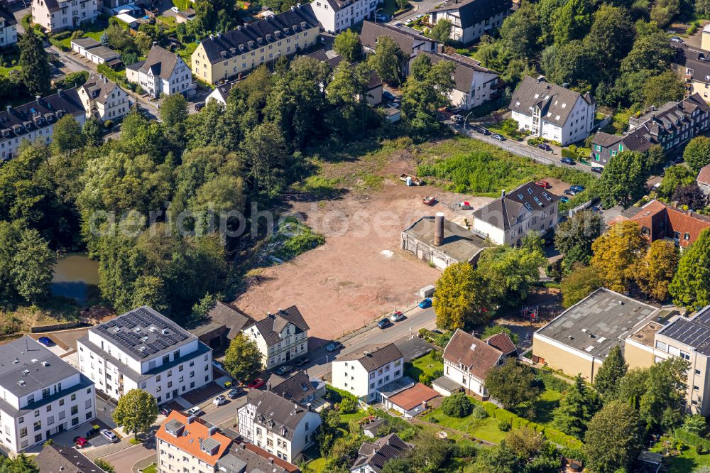 Aerial image Gevelsberg - Development area and building land fallow on Teichstrasse in Gevelsberg in the state North Rhine-Westphalia, Germany