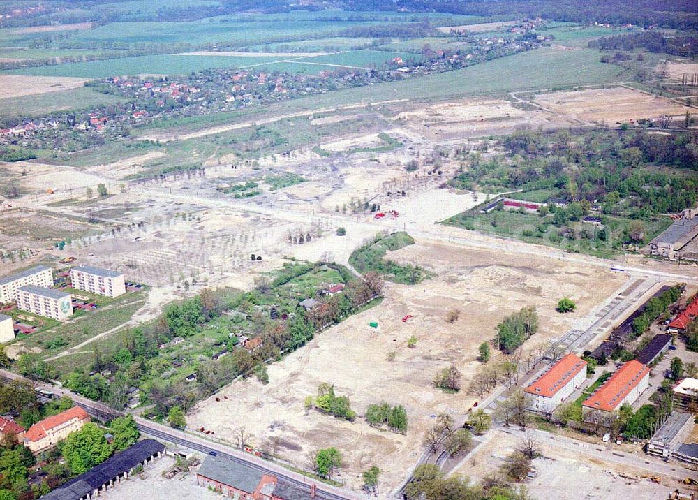 Aerial photograph Potsdam - BRA - Entwicklungsgebiet Bornstedter Feld in Potsdam.