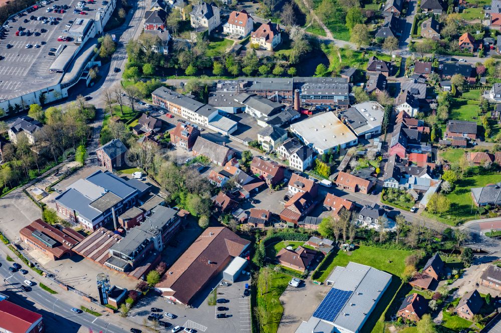 Aerial photograph Stade - Development area of former industrial and commercial area Gummi Schmidt on street Freiburger Strasse in Stade in the state Lower Saxony, Germany