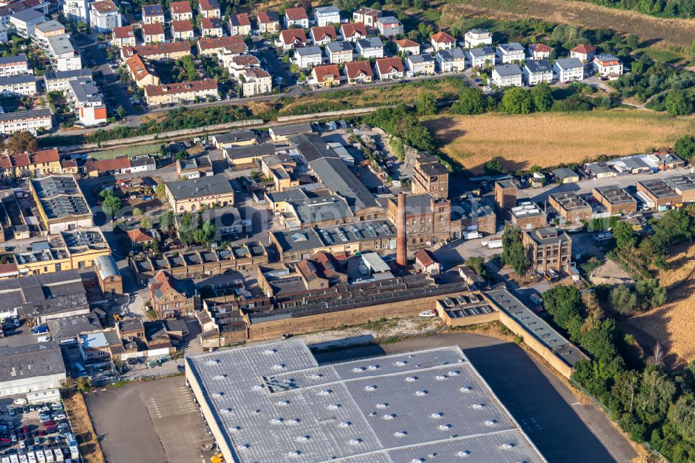 Aerial photograph Speyer - Development area of former industrial and commercial area Industriehof on street Franz-Kirrmeier-Strasse in Speyer in the state Rhineland-Palatinate, Germany