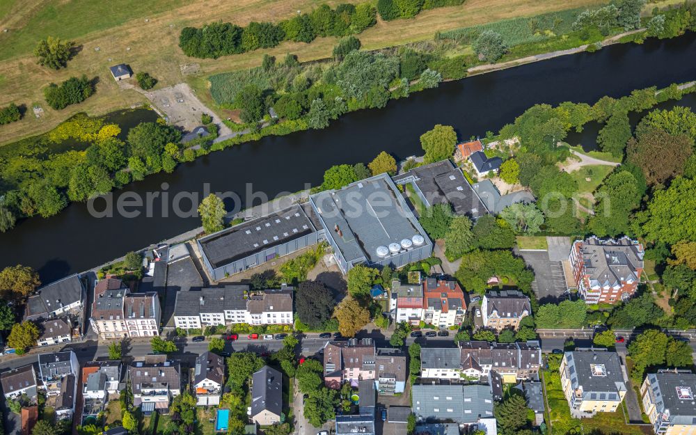 Mülheim an der Ruhr from the bird's eye view: Development area of the former waterworks Dohne in Muelheim on the Ruhr at Ruhrgebiet in the state North Rhine-Westphalia, Germany