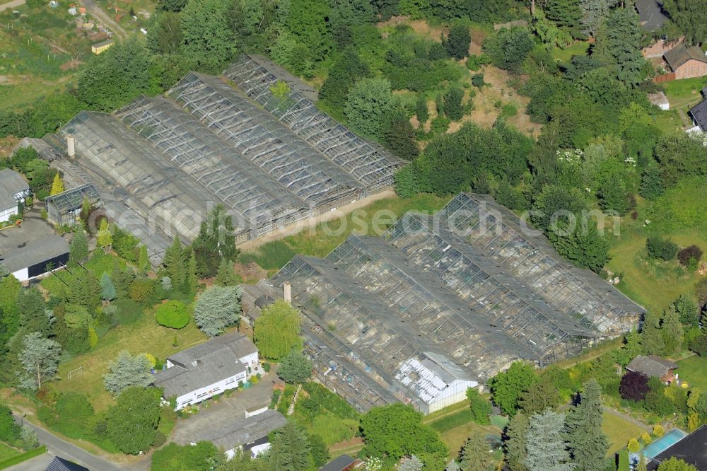 Aerial image Berlin - Development area of wasteland on the site of a former nurseryan der Pfauenkehre in Berlin in Germany