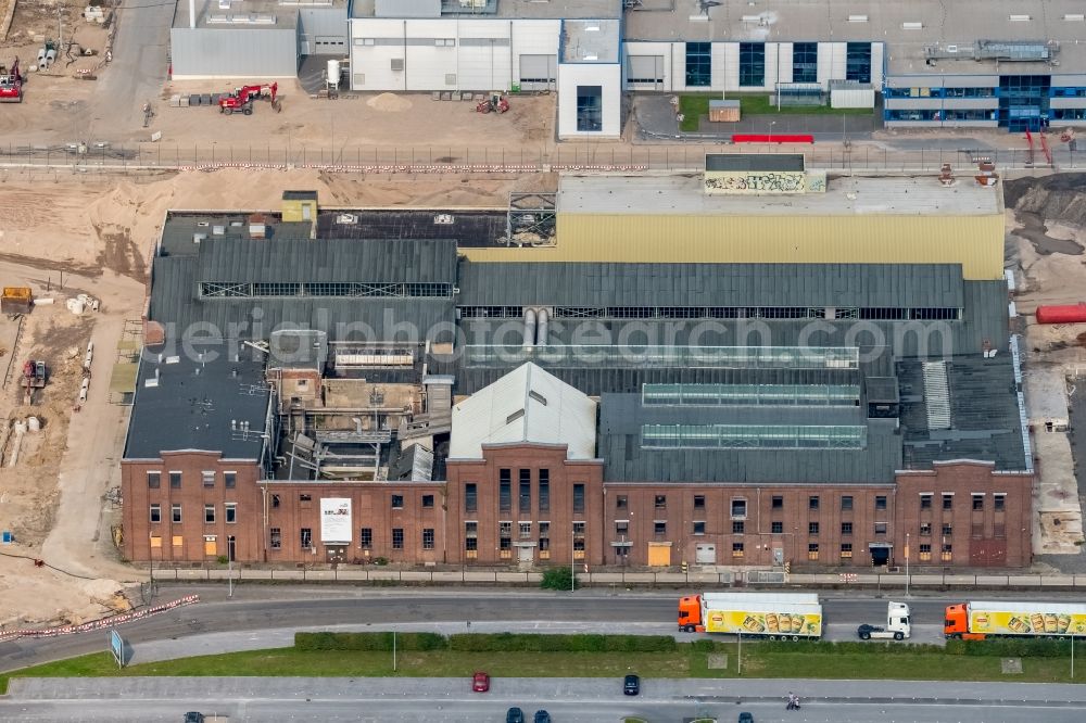 Aerial photograph Kleve - Development area of industrial wasteland Bensdorp- Gelaende in Kleve in the state North Rhine-Westphalia, Germany