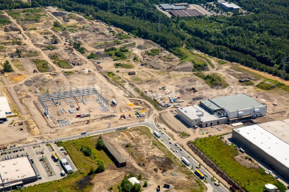 Aerial photograph Gelsenkirchen - Development area of industrial wasteland and brownfield of the former steelworks Schalke club in Gelsenkirchen in North Rhine-Westphalia