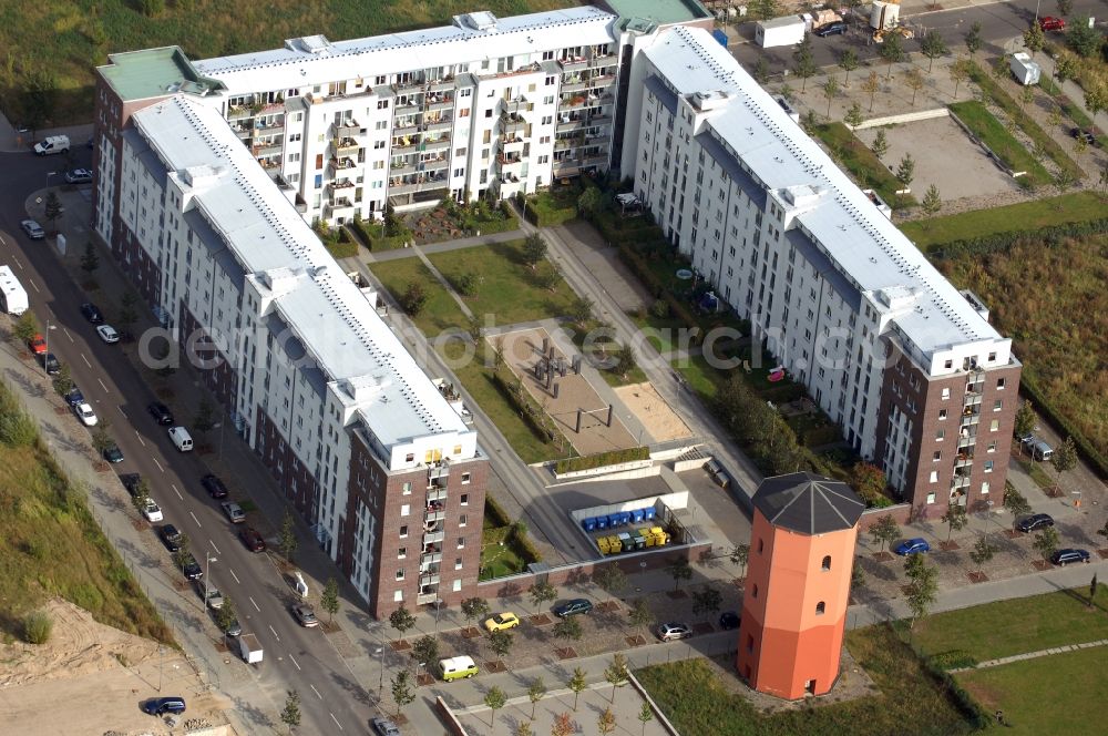 Berlin from the bird's eye view: Development area of industrial wasteland Gelaende of Alten Schlachthof on Eldenaer Strasse - Thaerstrasse in the district Friedrichshain in Berlin, Germany