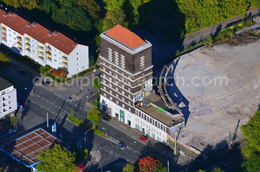 Dortmund from the bird's eye view: Development area of industrial wasteland Heiliger Weg in Dortmund in the state North Rhine-Westphalia