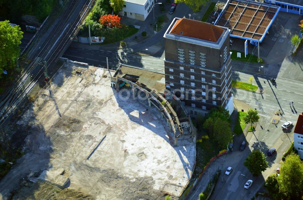 Dortmund from above - Development area of industrial wasteland Heiliger Weg in Dortmund in the state North Rhine-Westphalia