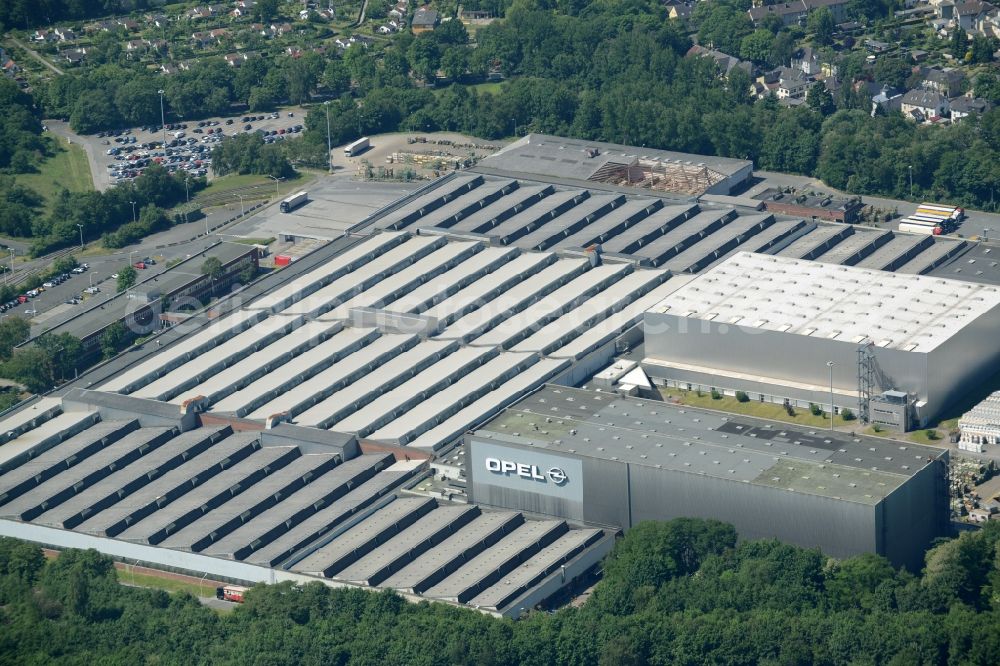 Bochum from the bird's eye view: Development area of industrial wasteland OPEL Werk III in Bochum in the state North Rhine-Westphalia