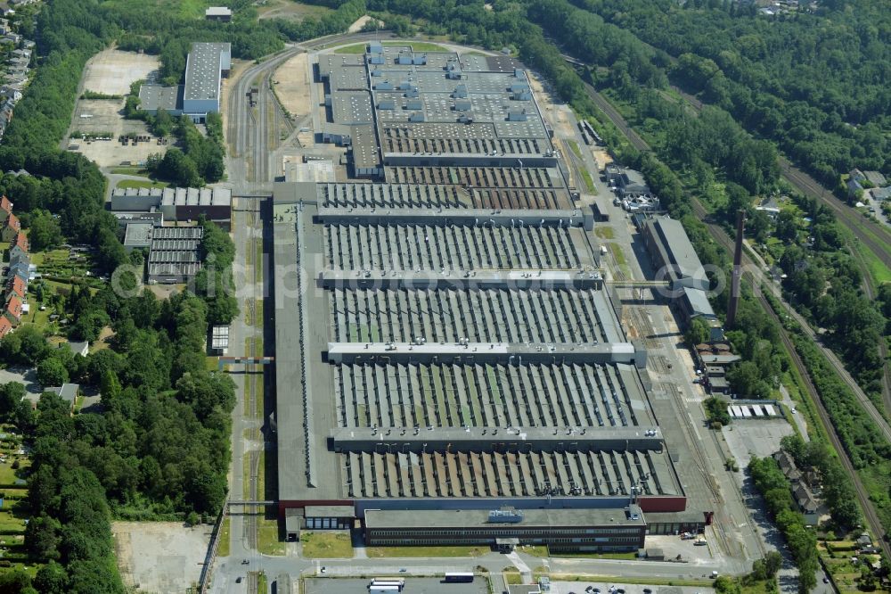 Bochum from above - Development area of industrial wasteland Opel-Werke II in Langendreer in Bochum in the state North Rhine-Westphalia