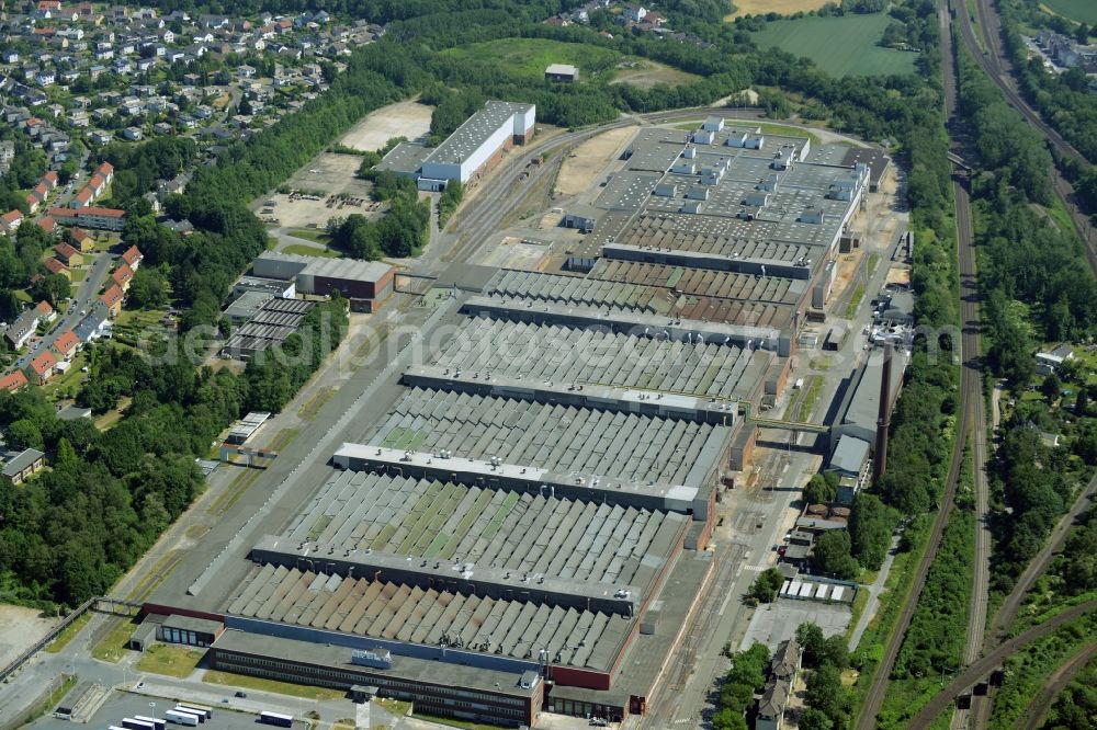 Bochum from above - Development area of industrial wasteland Opel-Werke II in Langendreer in Bochum in the state North Rhine-Westphalia