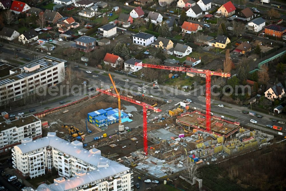 Berlin from the bird's eye view: Development area of industrial wasteland between Landsberger Allee - Siegfriedstrasse in the district Lichtenberg in Berlin, Germany