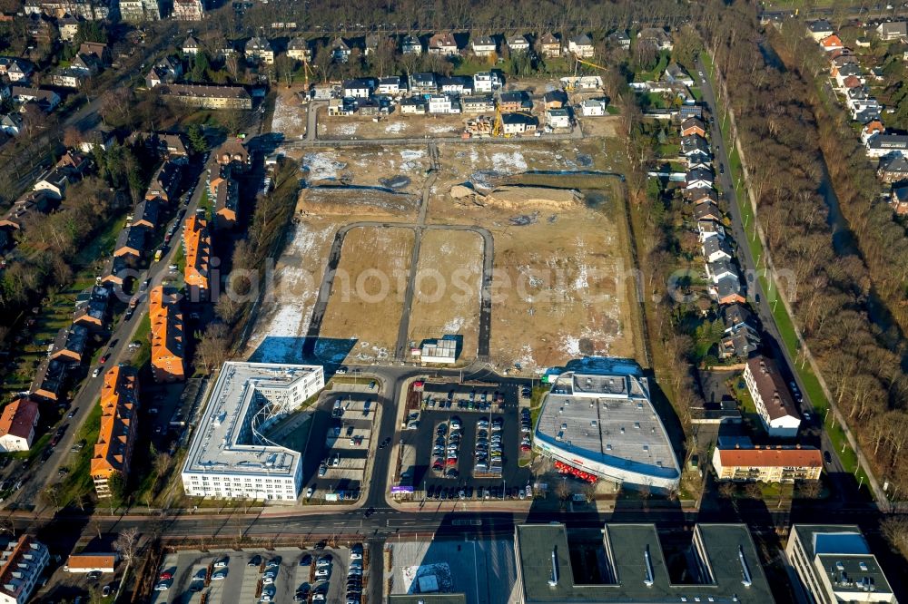 Aerial photograph Hamm - Development area of industrial wasteland Paracelsuspark in Hamm in the state North Rhine-Westphalia