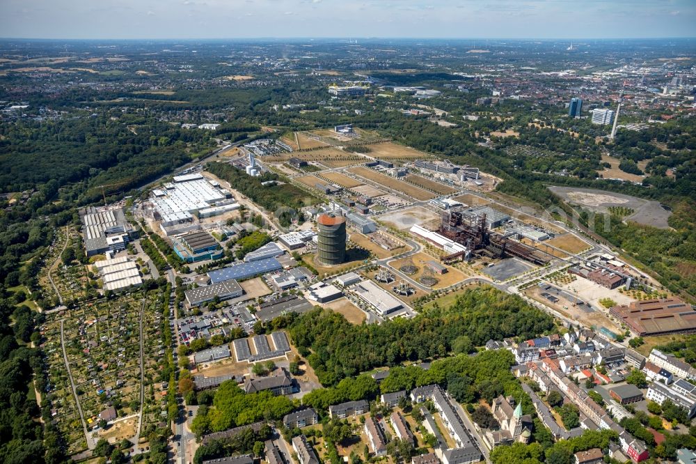 Aerial photograph Dortmund - Development area of industrial wasteland Phoenix-West in the district Hoerde in Dortmund in the state North Rhine-Westphalia