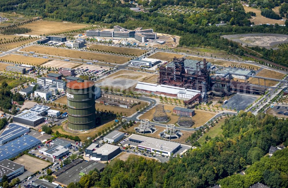 Aerial photograph Dortmund - Development area of industrial wasteland Phoenix-West in the district Hoerde in Dortmund in the state North Rhine-Westphalia