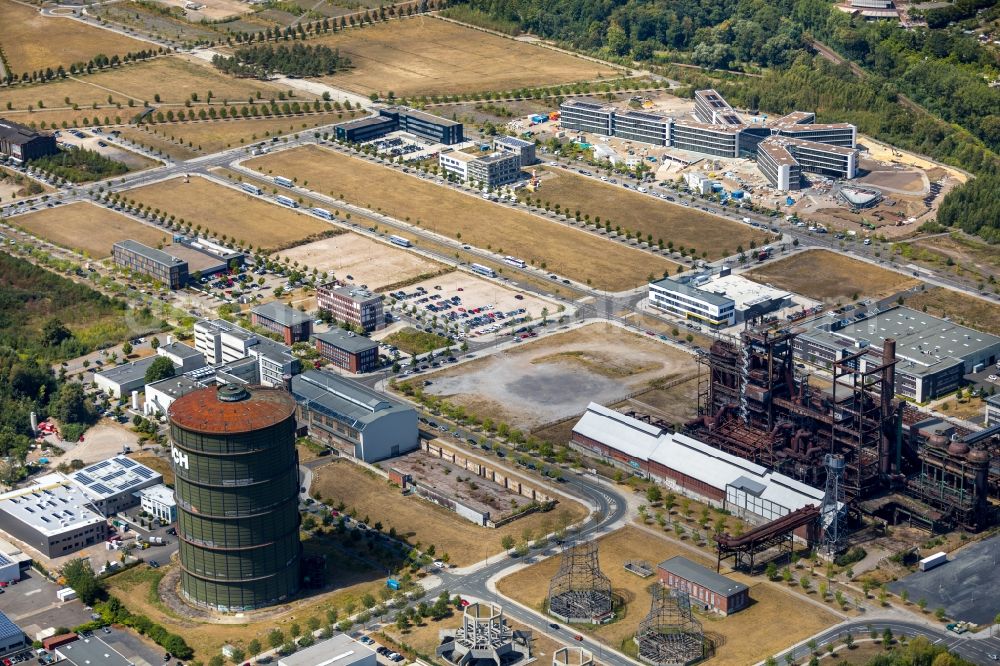 Aerial image Dortmund - Development area of industrial wasteland Phoenix-West in the district Hoerde in Dortmund in the state North Rhine-Westphalia