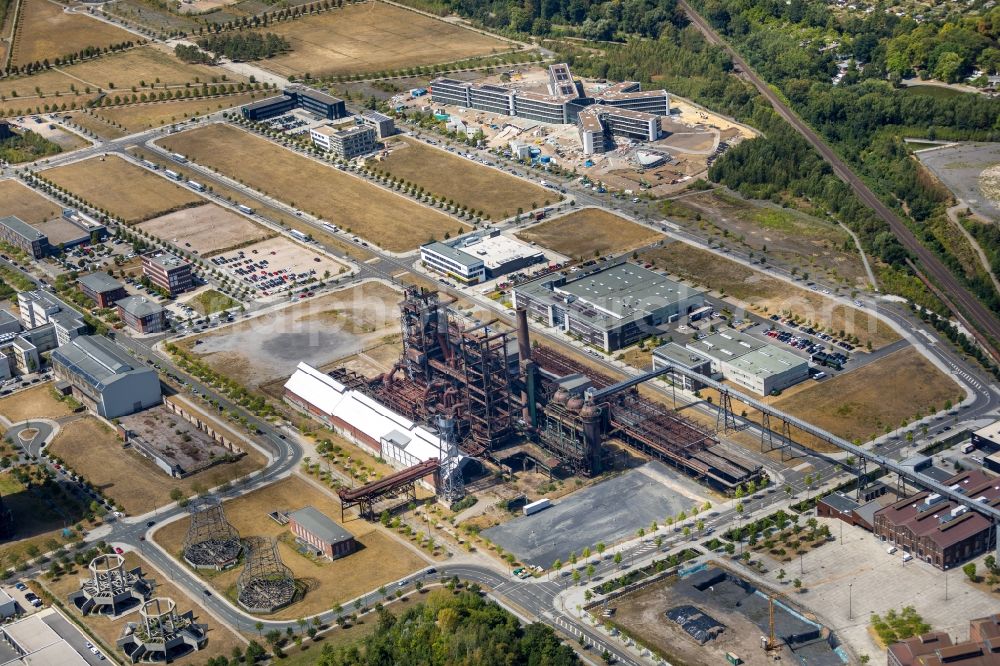 Aerial photograph Dortmund - Development area of industrial wasteland Phoenix-West in the district Hoerde in Dortmund in the state North Rhine-Westphalia