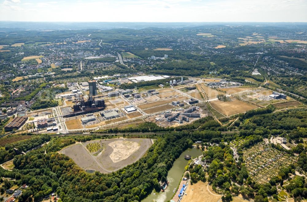 Aerial photograph Dortmund - Development area of industrial wasteland Phoenix-West in the district Hoerde in Dortmund in the state North Rhine-Westphalia