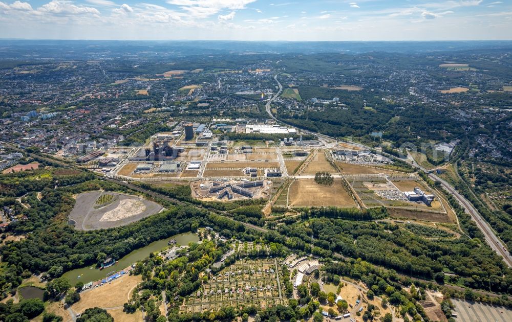 Aerial image Dortmund - Development area of industrial wasteland Phoenix-West in the district Hoerde in Dortmund in the state North Rhine-Westphalia