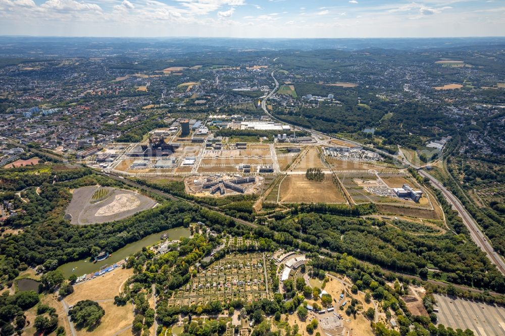 Aerial photograph Dortmund - Development area of industrial wasteland Phoenix-West in the district Hoerde in Dortmund in the state North Rhine-Westphalia