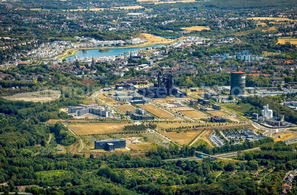 Aerial image Dortmund - Development area of industrial wasteland Phoenix-West in the district Hoerde in Dortmund in the state North Rhine-Westphalia